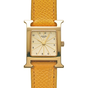 エルメス Hウォッチ HH1.201.460/HJA シャンパン レディース 時計 【中古】【wristwatch】