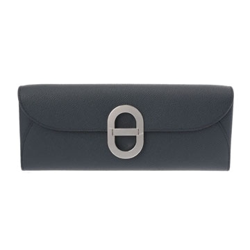 エルメス シェーヌダンクル トゥーゴー ブルーインディゴ ヴォーエプソン レディース 財布 【未使用】【purse】