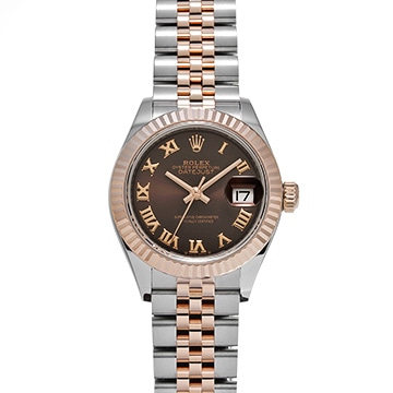 ロレックス レディ デイトジャスト 28 279171 チョコレートブラウン レディース 時計 【中古】【wristwatch】
