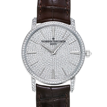 ヴァシュロン コンスタンタン トラディショナル 82673/000G-9821 ダイヤモンド レディース 時計 【中古】【wristwatch】