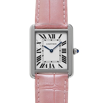 カルティエ タンク ソロ LM WSTA0028 シルバー メンズ 時計 【中古】【wristwatch】