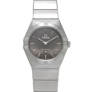 オメガ コンステレーション クォーツ 131.10.28.60.06.001 グレー レディース 時計 【新品】【wristwatch】