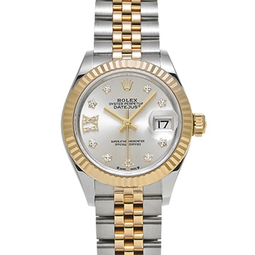 ロレックス レディ デイトジャスト 28 279173G シルバー/ダイヤモンド レディース 時計 【新品】【wristwatch】