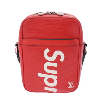 ルイ ヴィトン エピ ダヌーブ PM Supreme コラボ レッド/ホワイト M53417 エピレザー ユニセックス バッグ 【中古】【bag】