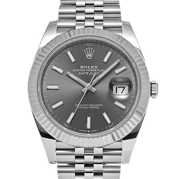 ロレックス デイトジャスト 41 126334 スレートグレー メンズ 時計 【中古】【wristwatch】