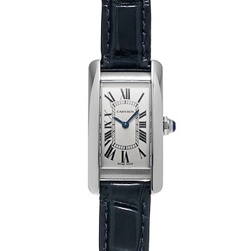 カルティエ タンク アメリカン SM WSTA0043 シルバー レディース 時計 【中古】【wristwatch】