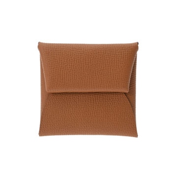 エルメス バスティア ゴールド ヴォーエプソン ユニセックス 財布 【未使用】【purse】