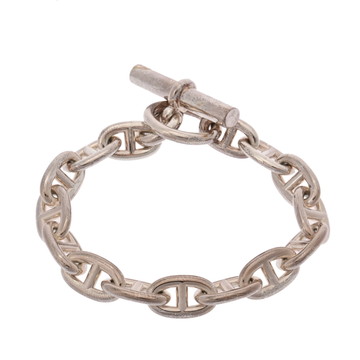 エルメス シェーヌダンクルブレスレット MM シルバー シルバー925 レディース ジュエリー 【中古】【jewelry】