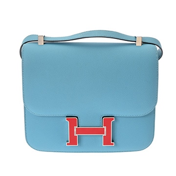 エルメス コンスタンス 24  ブルーノール ヴォーエプソン レディース バッグ 【中古】【bag】