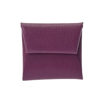 エルメス バスティア カシス シェーブルシャムキラ ユニセックス 財布 【未使用】【purse】