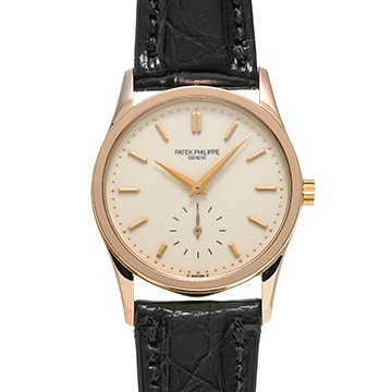 パテック フィリップ カラトラバ 3796R-014 アイボリー レディース 時計 【中古】【wristwatch】