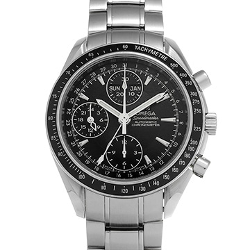 オメガ スピードマスター トリプルカレンダー 3220.50 ブラック メンズ 時計 【中古】【wristwatch】