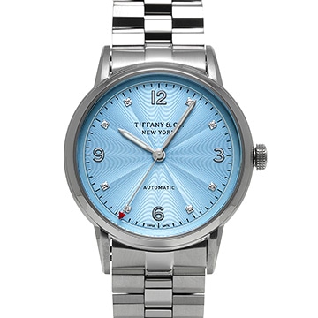 ティファニー CT60 37725935 アイスブルー/ダイヤモンド ユニセックス 時計 【中古】【wristwatch】