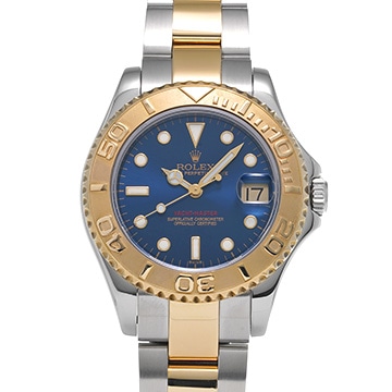 ロレックス ヨットマスター 34 68623 ブルー ユニセックス 時計 【中古】【wristwatch】
