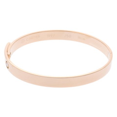 カルティエ アニバーサリーブレスレット 1PD #18cm ゴールド K18イエローゴールド YG レディース ジュエリー 【中古】【jewelry】