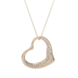 ティファニー オープンハート ネックレス  ラージ ゴールド K18イエローゴールド YG レディース ジュエリー 【中古】【jewelry】