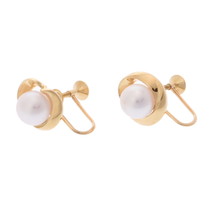 ミキモト パールイヤリング ゴールド K18イエローゴールド YG レディース ジュエリー 【中古】【jewelry】