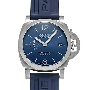 パネライ ルミノールマリーナ クアランタ PAM01370 ブルー メンズ 時計 【中古】【wristwatch】