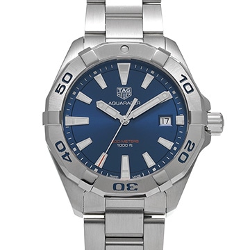 タグ ホイヤー アクアレーサー クォーツ WBD1112.BA0928 ブルー メンズ 時計 【中古】【wristwatch】
