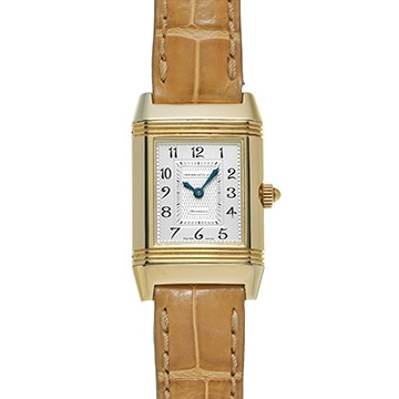 ジャガー ルクルト レベルソ デュエット Q2661420 シルバー/ホワイトシェル レディース 時計 【中古】【wristwatch】