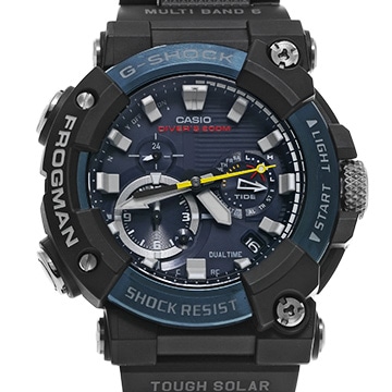 カシオ G-SHOCK マスター オブ G フロッグマン GWF-A1000C-1AJF ブルー メンズ 時計 【中古】【wristwatch】
