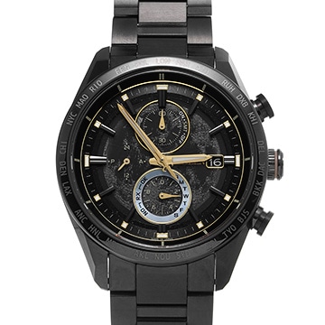 シチズン アテッサ HAKUTO-Rコラボレーションモデル AT8185-71E ブラック メンズ 時計 【中古】【wristwatch】