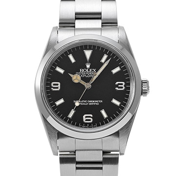 ロレックス エクスプローラー 14270 ブラック メンズ 時計 【中古】【wristwatch】
