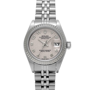 ロレックス デイトジャスト 79174 アイボリーコンピュータ レディース 時計 【中古】【wristwatch】