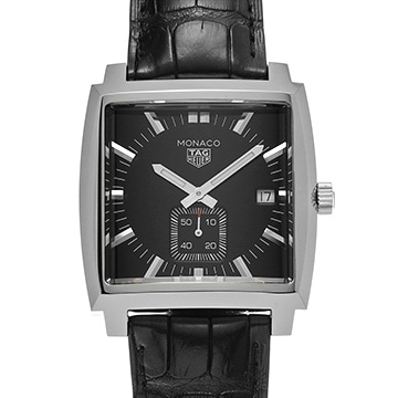 タグ ホイヤー モナコ クォーツ WAW131A.FC6177 ブラックラッカー ユニセックス 時計 【中古】【wristwatch】