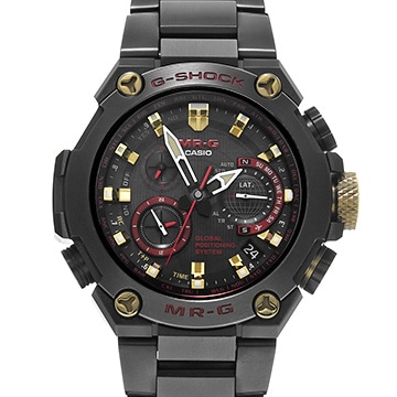 カシオ G-SHOCK MRG-G1000シリーズ 「赤備え」 MRG-G1000B-1A4JR ブラック メンズ 時計 【中古】【wristwatch】