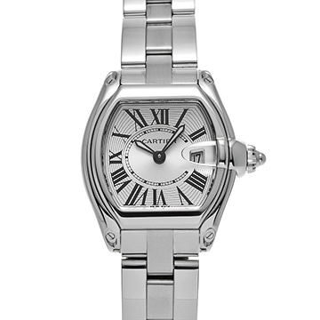 カルティエ ロードスター SM W62016V3 シルバー レディース 時計 【中古】【wristwatch】