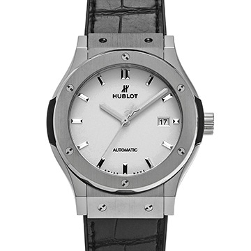ウブロ クラシックフュージョン チタニウム オパリン 542.NX.2611.LR オパリン メンズ 時計 【中古】【wristwatch】