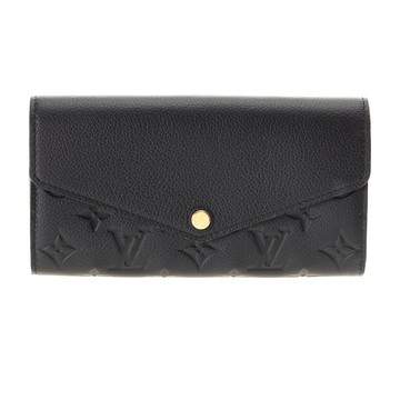 ルイ ヴィトン モノグラム・アンプラント ポルトフォイユ サラ ノワール M61182 レザー レディース 財布 【中古】【purse】