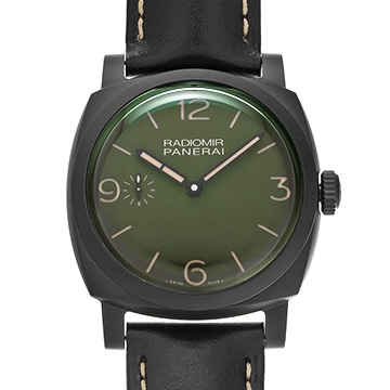 パネライ ラジオミール PAM00997 ミリタリーグリーン メンズ 時計 【中古】【wristwatch】