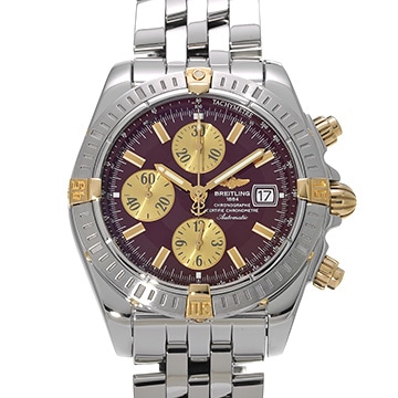ブライトリング クロノマット エボリューション B156K05PA ボルドー/シャンパン メンズ 時計 【中古】【wristwatch】