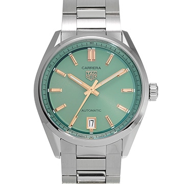 タグ ホイヤー カレラ キャリバー7 デイト WBN2312.BA0001 グリーン メンズ 時計 【中古】【wristwatch】