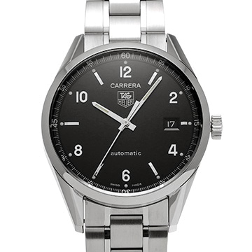 タグ ホイヤー カレラ キャリバー5 WV211B.BA0787 ブラック メンズ 時計 【中古】【wristwatch】