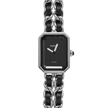 シャネル プルミエール L H0451 ブラック レディース 時計 【中古】【wristwatch】