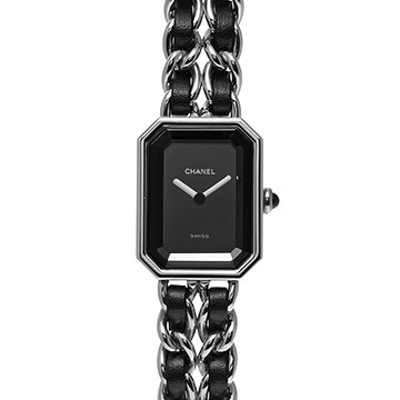 シャネル プルミエール M H0451 ブラック レディース 時計 【中古】【wristwatch】