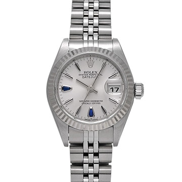 ロレックス デイトジャスト レディ 79174 シルバー/サファイア レディース 時計 【中古】【wristwatch】
