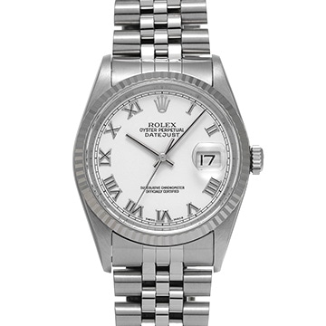 ロレックス デイトジャスト 16234 ホワイト メンズ 時計 【中古】【wristwatch】