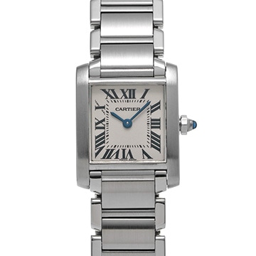 カルティエ タンクフランセーズ SM　 W51008Q3 シルバー レディース 時計 【中古】【wristwatch】