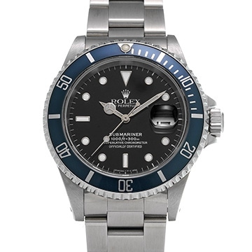 ロレックス サブマリーナ デイト 16610 ブラック メンズ 時計 【中古】【wristwatch】