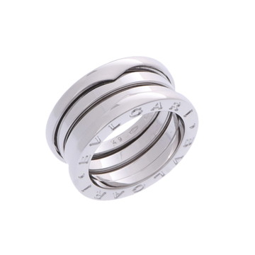 ブルガリ B.ZERO1 リング #49 シルバー K18ホワイトゴールド WG レディース ジュエリー 【中古】【jewelry】