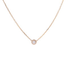 カルティエ ダムールネックレス XS ゴールド K18イエローゴールド YG レディース ジュエリー 【中古】【jewelry】