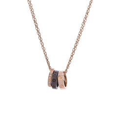 カルティエ ラブスリーフープネックレス ゴールド K18ピンクゴールド PG/セラミック レディース ジュエリー 【中古】【jewelry】
