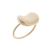 ティファニー ビーンリング ゴールド K18イエローゴールド YG レディース ジュエリー 【中古】【jewelry】