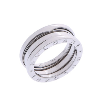 ブルガリ B.ZERO1リング #53 シルバー K18ホワイトゴールド WG レディース ジュエリー 【中古】【jewelry】