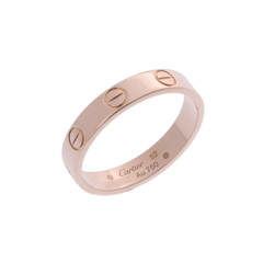 カルティエ ミニラブリング #52 ゴールド K18ピンクゴールド PG レディース ジュエリー 【中古】【jewelry】
