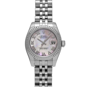 ロレックス デイトジャスト 179174NR ピンクシェル レディース 時計 【中古】【wristwatch】